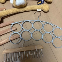 お話中【無料】ハンガー　テディベアの画像