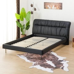 ニトリ ベッドフレーム サラス ブラック