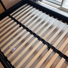 ニトリ ベッドフレーム サラス ブラックの画像