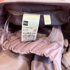 GU ストレッチフレアパンツ M パープル　紫　きれいめ　オフィス　ストレッチの画像