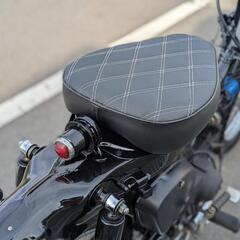 東京発 ホンダ スーパーカブ カスタム チョッパー ブラック AA01 C50 ボアアップ 72cc キャブ車の画像