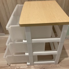 棚、物入れ（ワイドチェスト3段）の画像