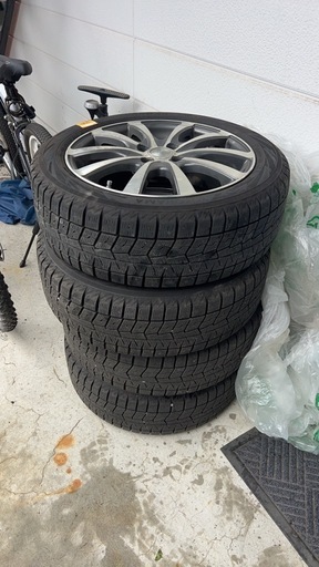 185/55R16 83Q ヨコハマタイヤ　ice guard ig70 タイヤとホイールセット　4本セット