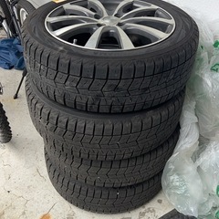 185/55R16 83Q ヨコハマタイヤ　ice guard ig70 タイヤとホイールセット　4本セットの画像