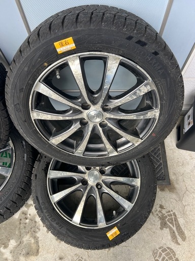 185/55R16 83Q ヨコハマタイヤ　ice guard ig70 タイヤとホイールセット　4本セット