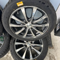 185/55R16 83Q ヨコハマタイヤ　ice guard ig70 タイヤとホイールセット　4本セットの画像