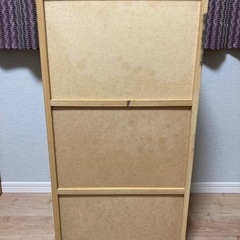 本棚　シェルフ　ボックス　三段の画像