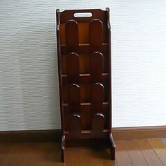 45. 値下げ【中古】スリッパラック 4足分 木製でおしゃれの画像