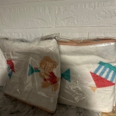 こどもチャレンジ　新品、未開封フード付きバスタオルの画像