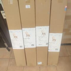 【新品】S'more Woodi Pack Chair ベージュ4脚セットの画像