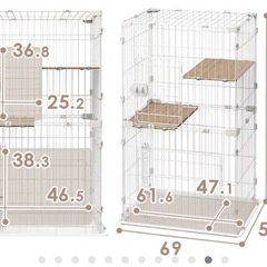 猫ちゃんゲージ　代理出品の画像