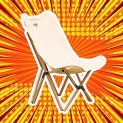 【新品】S'more Woodi Pack Chair ベージュ4脚セットの画像