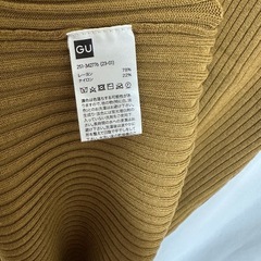 GUニットミニワンピースの画像