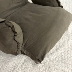 座椅子　ニトリ　ブラウンの画像