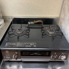 パロマ ガステーブル 水無し片面焼き 56cm 都市ガス(12A13A) 左強火 IC-S37BM-L-12A13Aの画像