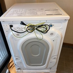 ジャンク品 2020年製 ドラム式洗濯機 アイリスオーヤマ HD81AR-W★8Kgの画像