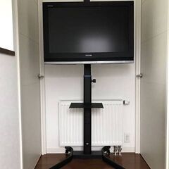  1 / 11 テレビスタンド 移動式 tv キャスター付き 23-55テレビ対応 耐荷50kgの画像