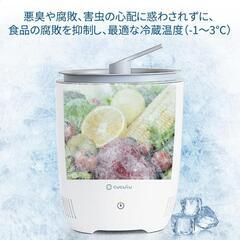 新品❣️ 生ゴミ処理機 冷蔵ゴミ箱 ふた付き 小型 3L消臭 超軽量 持ち運びの画像