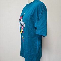 ディズニーストア 海外 ミニー ロング丈Tシャツ ビッグT 刺繍 アップリケの画像