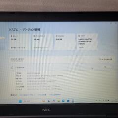 Windows11Pro i7 Office2021永続版ライセンス認証済み メモリ8GB SSD 128GBNEC VersaPro VK26HD-U の画像
