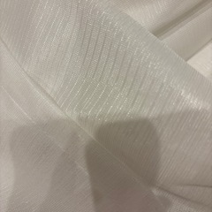 薄ピンク腰窓カーテン4枚セットの画像
