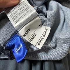 未着用　プティマイン　オーバーオール　サロペット　ディズニー　コラボ　ミニー　Lの画像