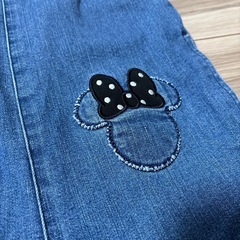 未着用　プティマイン　オーバーオール　サロペット　ディズニー　コラボ　ミニー　Lの画像