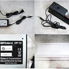 高年式　2021年製　Roland　電子ピアノ　FP-30X-WH　動作良好　デジタルピアノ　88鍵盤　鍵盤楽器　ポータブルピアノ　ローランドの画像