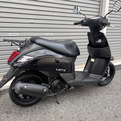 4160.超高年式　現行型レッツ　年　燃費、始動性抜群　ライトLED 千葉県柏市　即日配送、自走引き取りも可能の画像