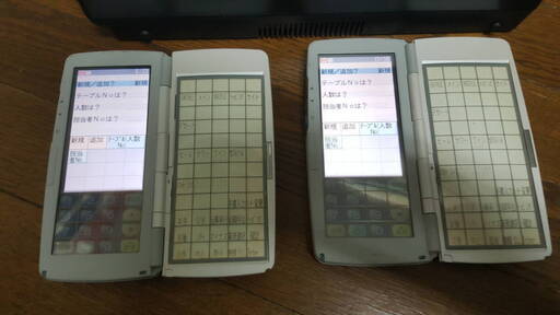 東芝TECハンディターミナル HTL-100-2BB-02 東芝TEC ハンディターミナル 2台セット HTL-100-2D-02×2台&充電