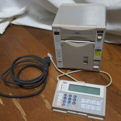 東芝テック リモートプリンター　KCP-100WT-03 & 操作パネル　KBDKCP-100 通電確認のみ (No.1)の画像