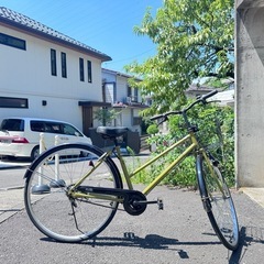 自転車　シティサイクル　27インチ FLUTE 中古　現状渡しの画像