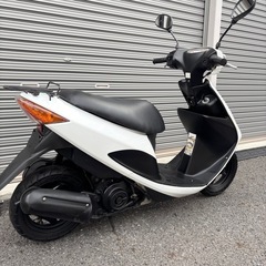 4192.定番人気　アドレスv50（白メーター）　バッテリー、シート新品　千葉県柏市　即日配送、自走引き取りも可能の画像