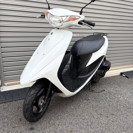 4192.定番人気　アドレスv50（白メーター）　バッテリー、シート新品　千葉県柏市　即日配送、自走引き取りも可能