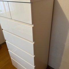 ホワイト　チェストの画像