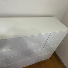 ホワイト　チェストの画像