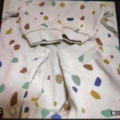 美品　UNIQLO　ユニクロ　ベビー服　カバーオール　秋　冬　60サイズ　新生児　2枚セットの画像