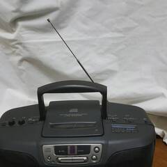 AIWA アイワ CD ラジカセ CSDーES200 レトロ ジャンクにての画像