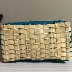 SCONI / バスケット バッグ S グリーン　カゴバックの画像