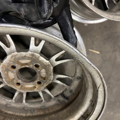 SPEED STAR RS-8 15インチ 6.5j +34 pcd100 4穴　2本 ワタナベ ホイールの画像