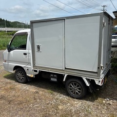 【条件値下げ中】サンバートラックtt2 冷蔵冷凍車　切り替え四駆　エアコン　パワステの画像