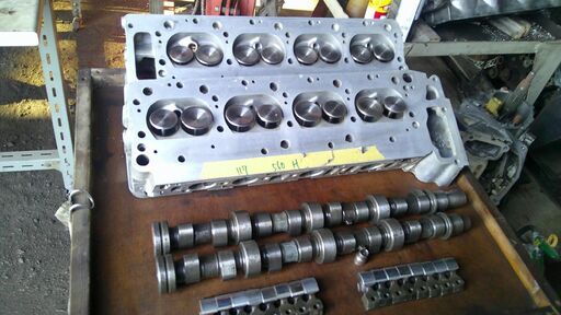 Mベンツ107-126対応軽量バルプ仕様シリンダーヘツト左右セツト販売