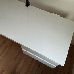 Tolucaパソコンデスク　120cm ホワイト の画像