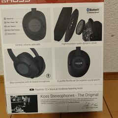 KOSSフルサイズワイヤレスヘッドホンの画像