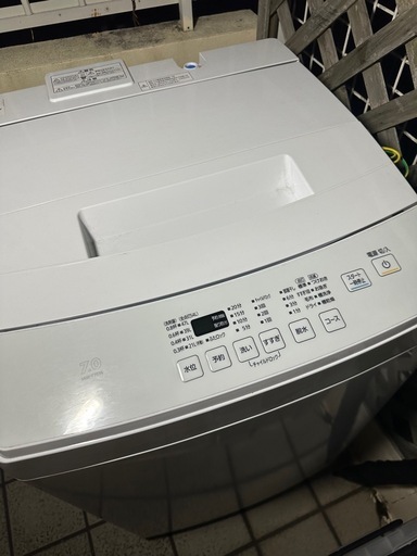 洗濯機　美品です。