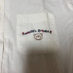 【値引き済】刺繍が可愛い半袖シャツ レディースの画像