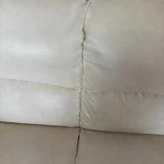 ソファ　アイボリー　3人掛けの画像