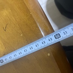 早期引き取り希望！楕円形 木製テーブル ブラウン 折りたたみの画像