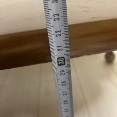 早期引き取り希望！楕円形 木製テーブル ブラウン 折りたたみの画像