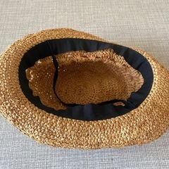 無印良品子供用麦わら帽子の画像